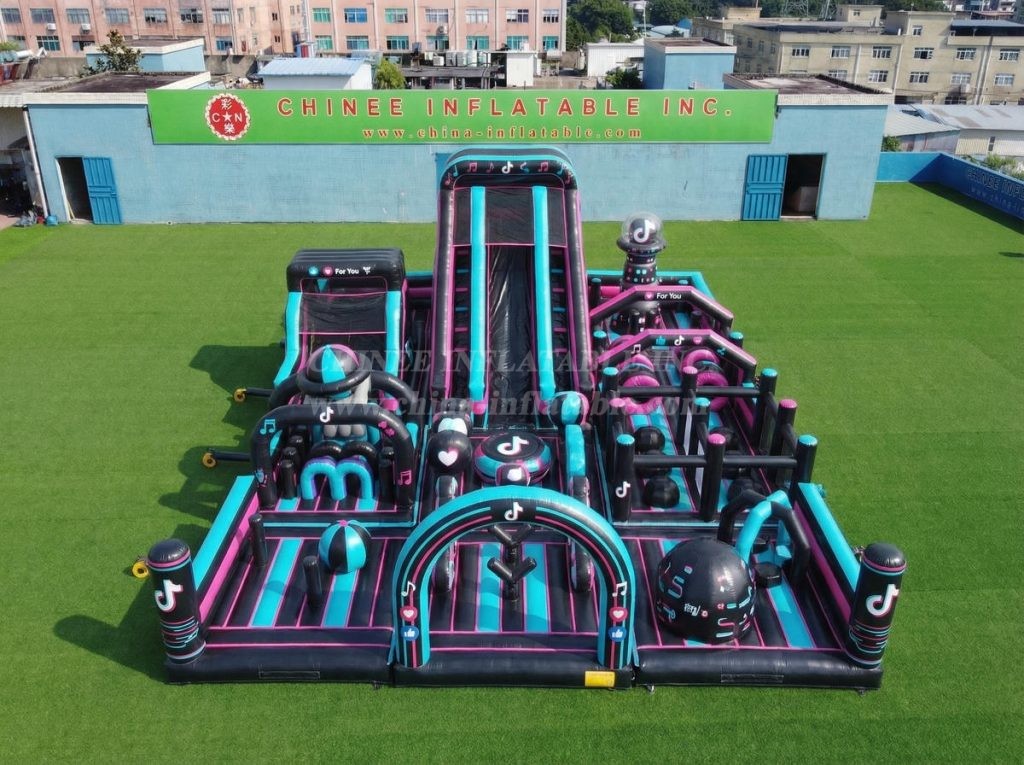 GF3-987 TikTok Theme Inflatable Playground