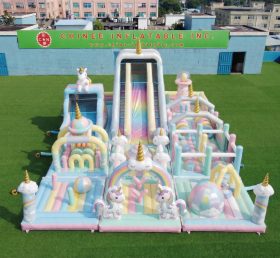 GF3-990 Unicorn Theme Inflatable Playground