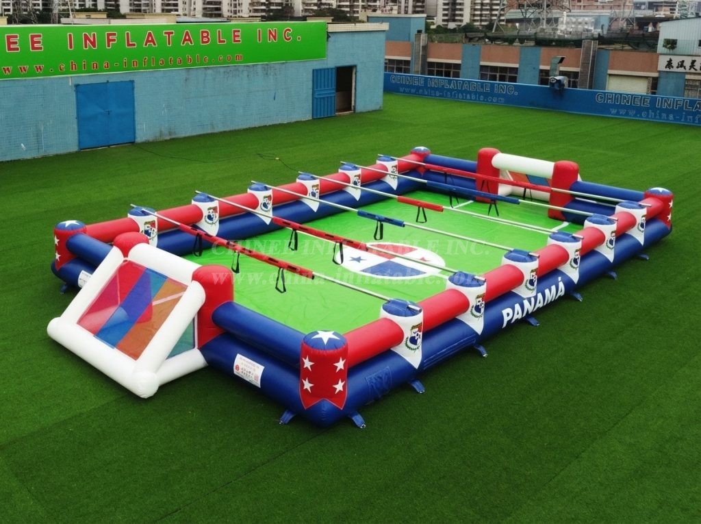 T11-952V Panama Theme Inflatable Human Soccer Field