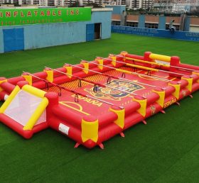 T11-952AD Spain Theme Inflatable Human Soccer Field