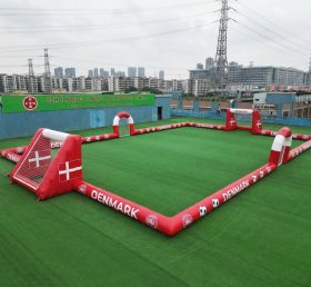 T11-926BDK Denmark Theme Large Inflatable Soccer Field