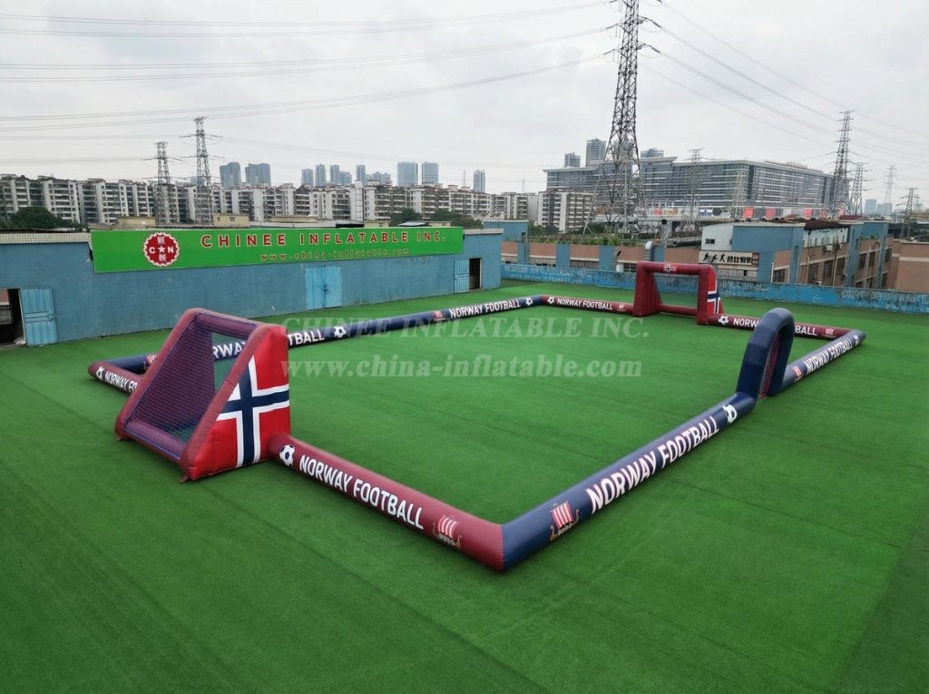 T11-926BNO Norway Theme Large Inflatable Soccer Field