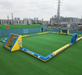 T11-926BUA Ukraine Theme Large Inflatable Soccer Field