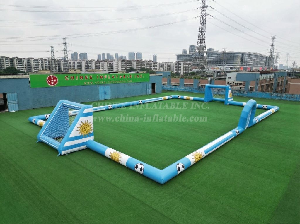 T11-926BUY Uruguay Theme Large Inflatable Soccer Field