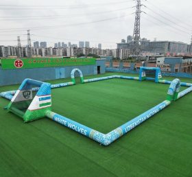 T11-926BUZ Uzbekistan Theme Large Inflatable Soccer Field