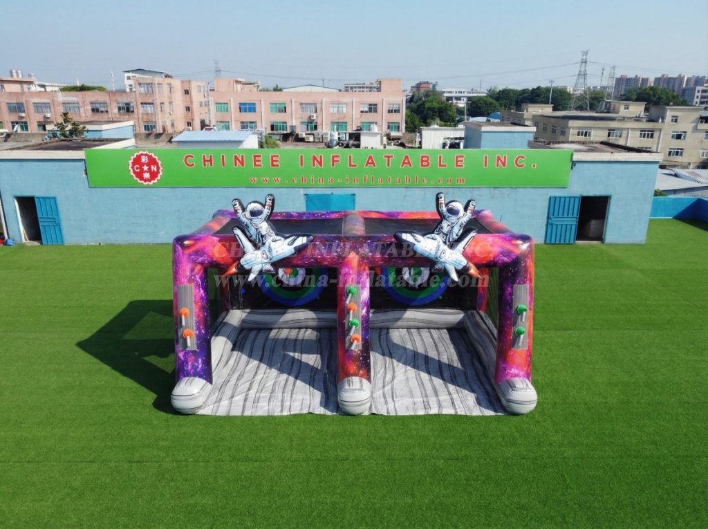 T11-7324 Space Adventure Inflatable Interactive Shooting Game