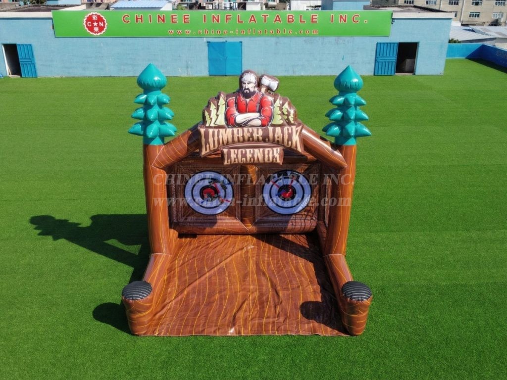T11-7326 Lumberjack Legends Inflatable Axe Throwing Challenge