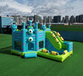 T2-8811 Monsters Inc Theme Bouncy Castle with Slide & Pool