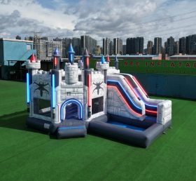 T2-8838 Star Wars Theme Bouncy Castle with Slide & Pool