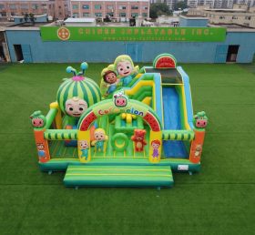 T2-8872 Cocomelon Theme Bouncy Castle With Slide