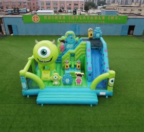 T2-8890 Monsters Inc Theme Bouncy Castle With Slide
