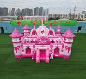 T5-3144 Barbie Theme Inflatable Castle