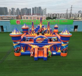 T5-3149 Blaze Monster Theme Inflatable Castle