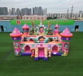 T5-3165 Dora Theme Inflatable Castle