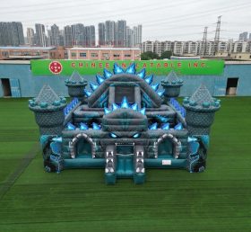 T5-3167 Godzilla Theme Inflatable Castle