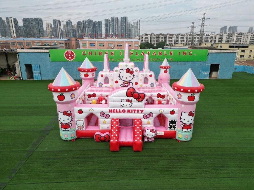 T5-3169 Hello Kitty Theme Inflatable Castle
