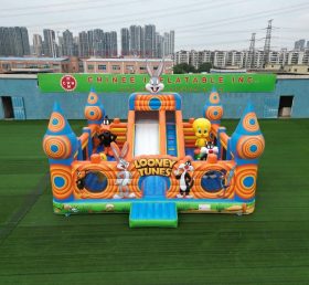 T5-3177 Looney Tunes Theme Inflatable Castle