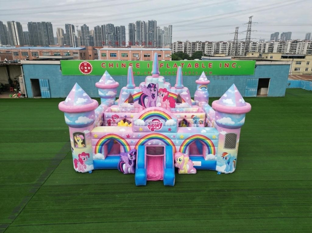 T5-3184 My Little Pony Theme Inflatable Castle