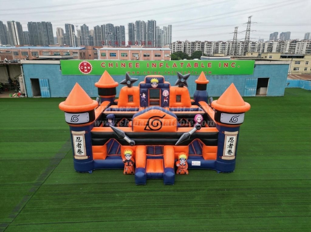 T5-3185 Naruto Theme Inflatable Castle