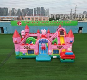 T5-3191 Peppa Pig Theme Inflatable Castle