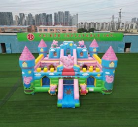T5-3192 Peppa Pig Theme Inflatable Castle