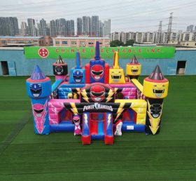 T5-3197 Power Rangers Theme Inflatable Castle