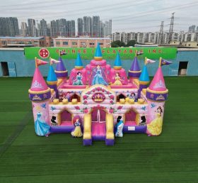 T5-3198 Princess Parties Theme Inflatable Castle
