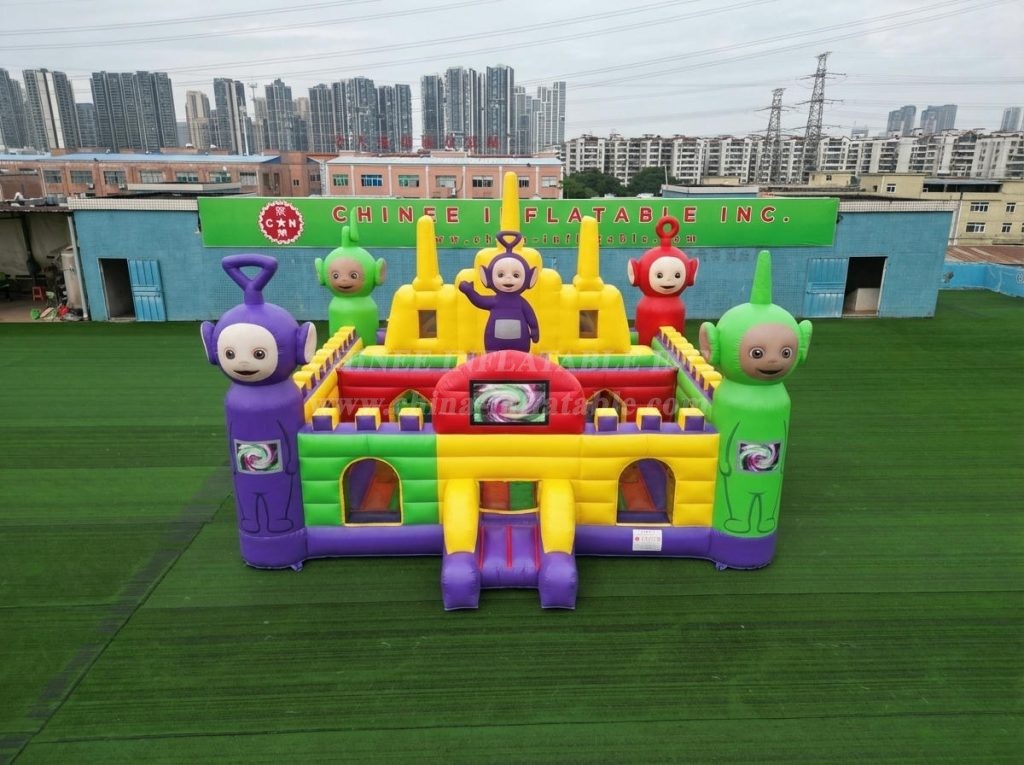 T5-3215 Teletubbies Theme Inflatable Castle