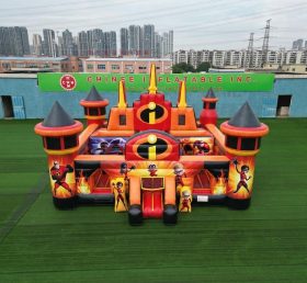 T5-3218 The Incredibles Theme Inflatable Castle