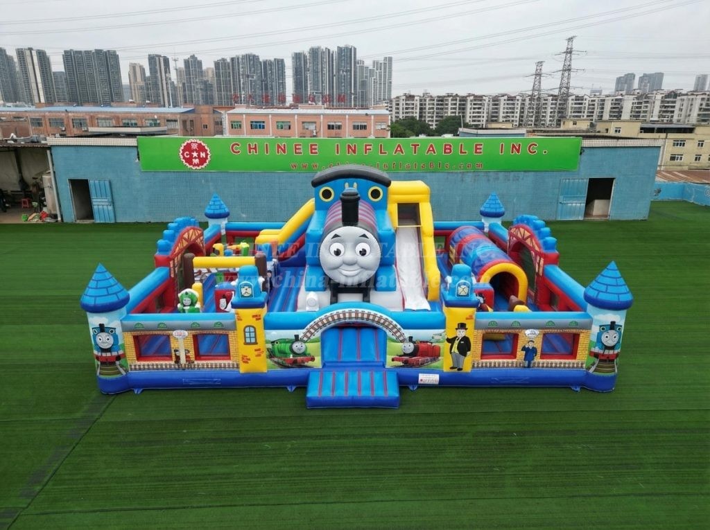 T5-3223 Thomas & Friends Theme Inflatable Castle