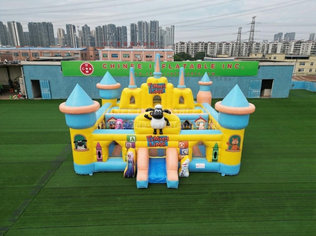 T5-3225 Timmy Time Theme Inflatable Castle