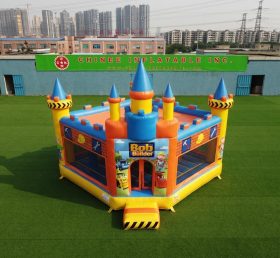 T5-3242 Bob The Builder Theme Inflatable Castle