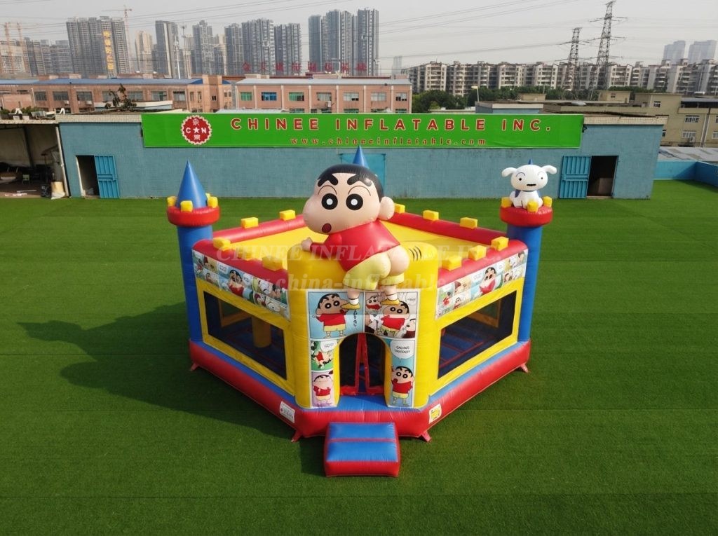 T5-3247 Crayon Shin-chan Theme Inflatable Castle