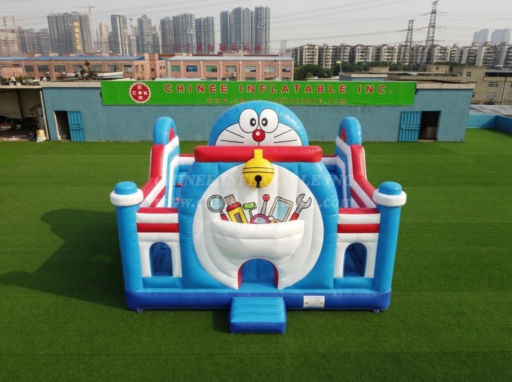 T5-3249 Doraemon Theme Inflatable Castle