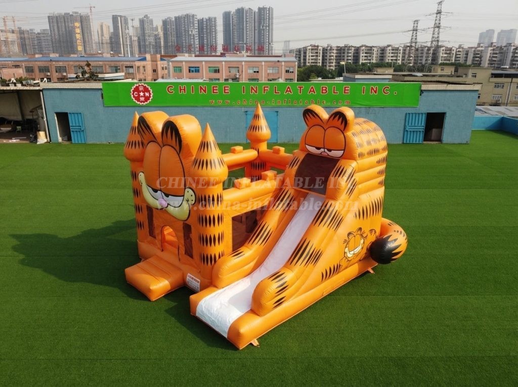 T5-3252 Garfield Theme Inflatable Castle