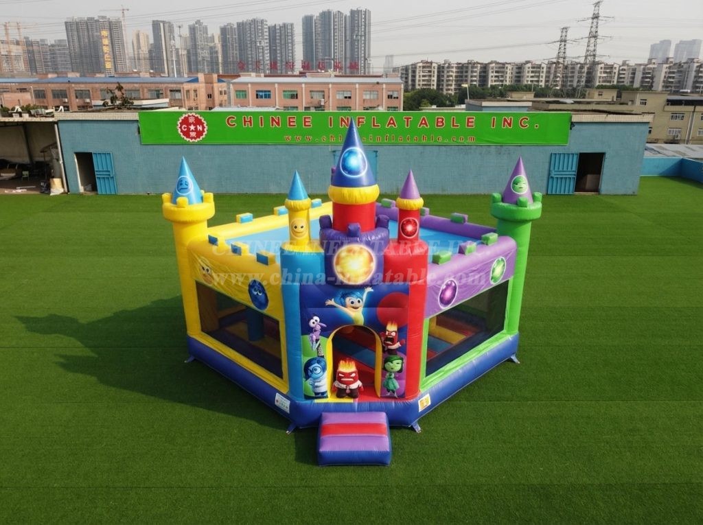 T5-3257 Inside Out Theme Inflatable Castle