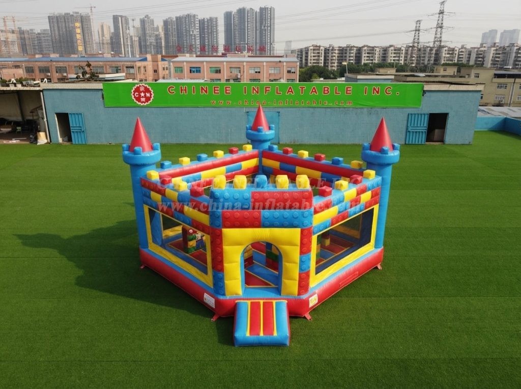 T5-3259 Lego Theme Inflatable Castle