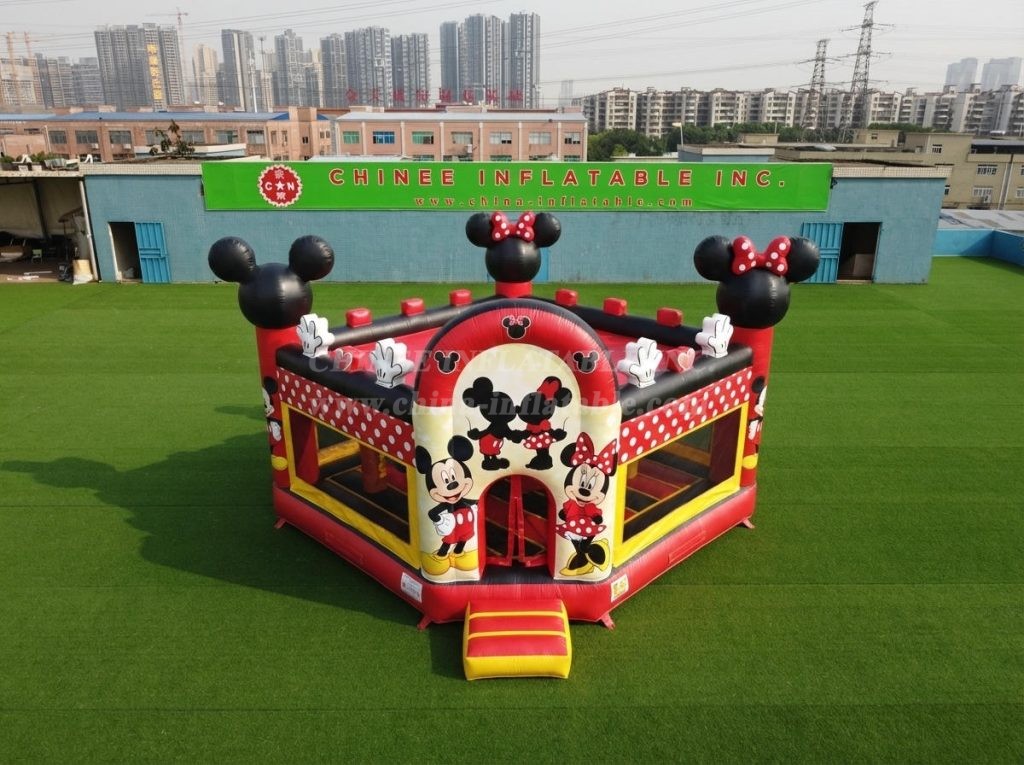 T5-3265 Mickey & Minnie Theme Inflatable Castle