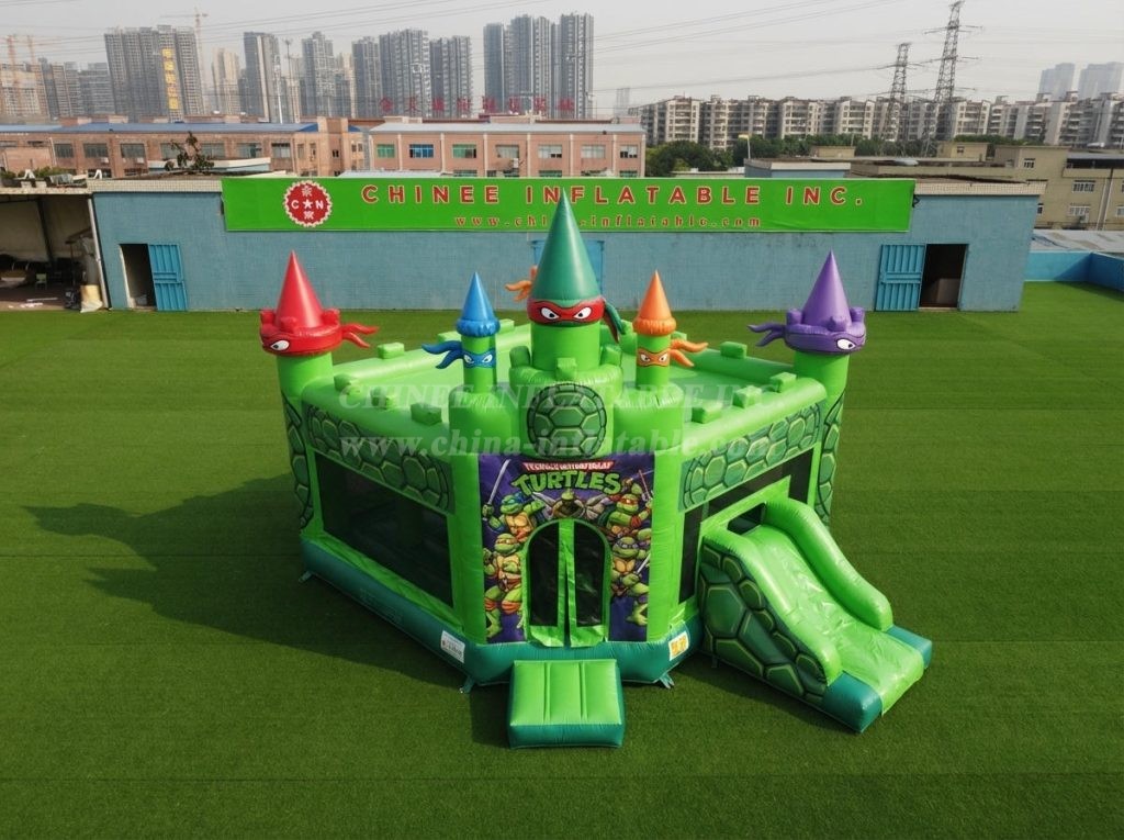T5-3274 Ninja Turtles Theme Inflatable Castle
