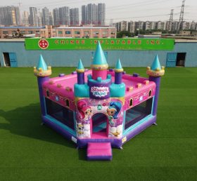 T5-3287 Shimmer & Shine Theme Inflatable Castle
