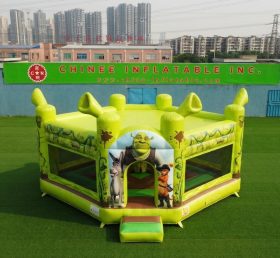 T5-3288 Shrek Theme Inflatable Castle