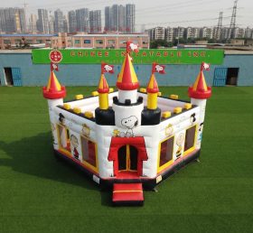 T5-3290 Snoopy Theme Inflatable Castle