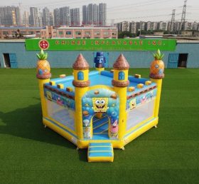 T5-3293 SpongeBob Theme Inflatable Castle