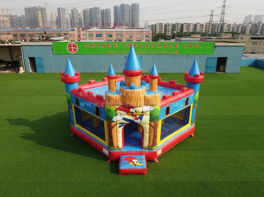 T5-3309 Woody Woodpecker Theme Inflatable Castle