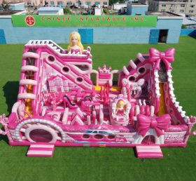 T6-6880 Barbie Theme Inflatable Amusement
