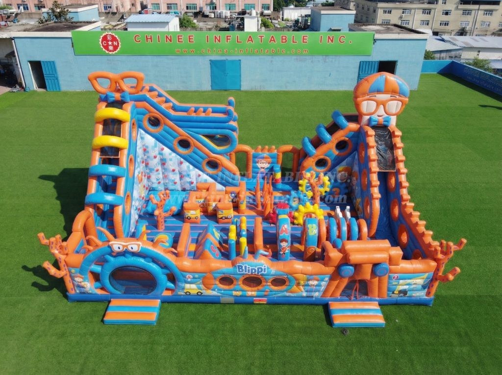 T6-6887 Blippi Wonders Theme Inflatable Amusement