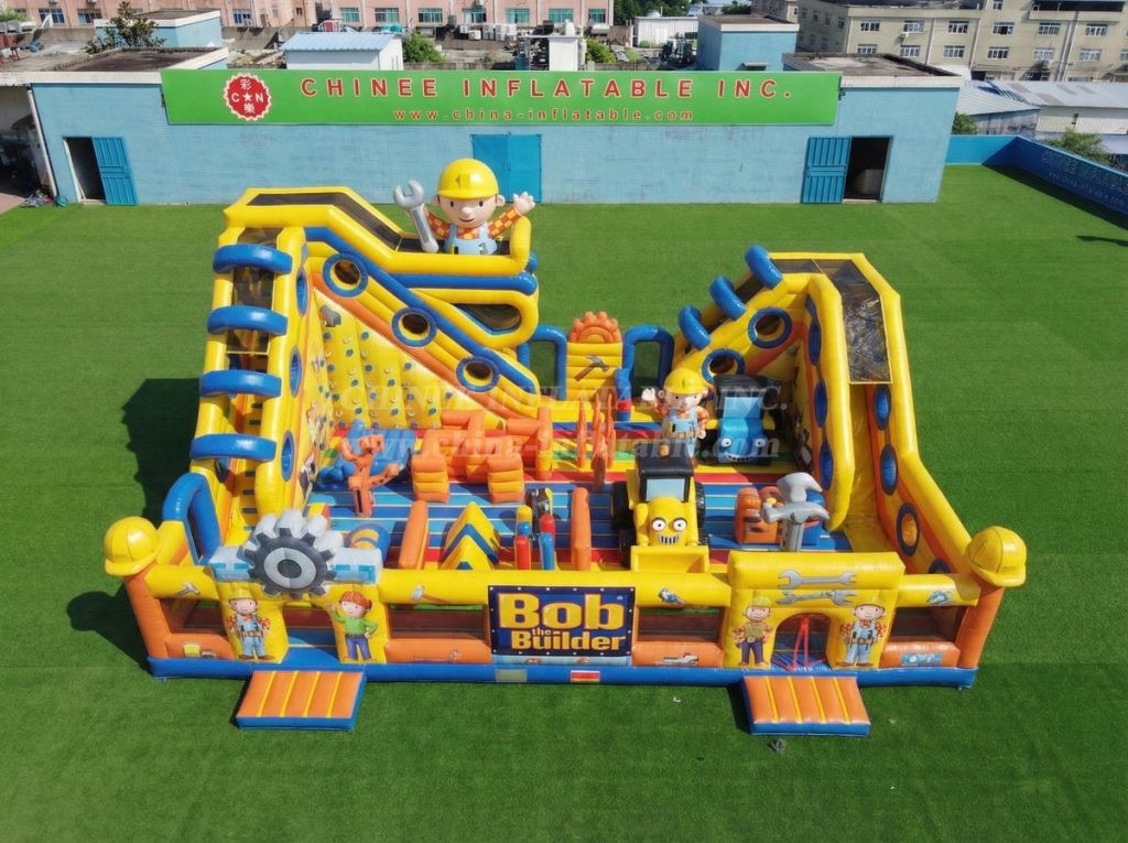 T6-6889 Bob The Builder Theme Inflatable Amusement