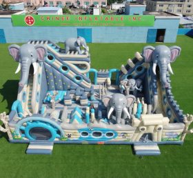 T6-6903 Elephant Theme Inflatable Amusement
