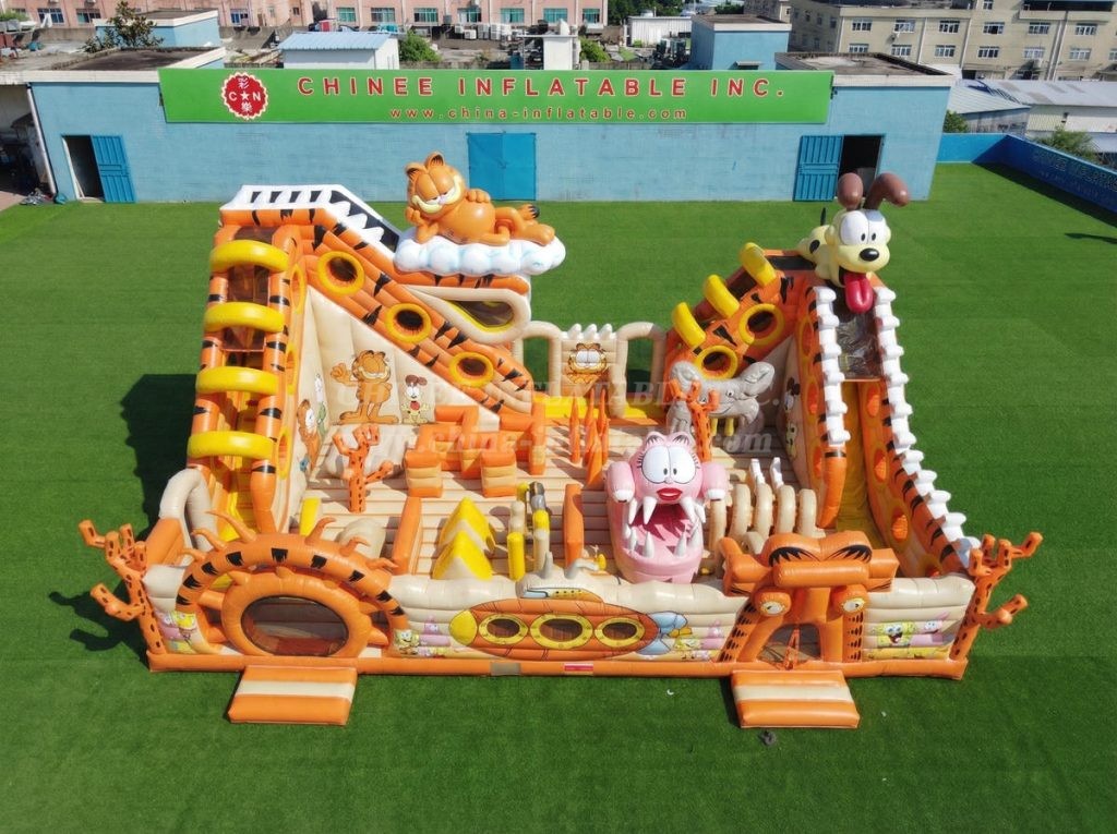 T6-6907 Garfield Theme Inflatable Amusement