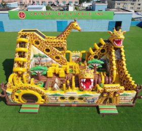 T6-6908 Giraffe Theme Inflatable Amusement